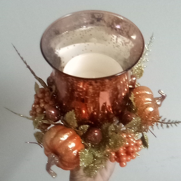 Sparkling Fall Themed Centerpiece Arrangement BNIB - Picture 14 of 14